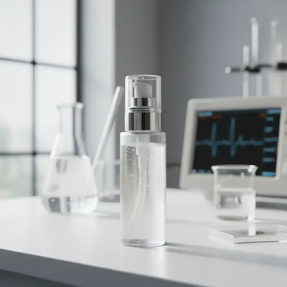 Microcurrent conductive gel bottle