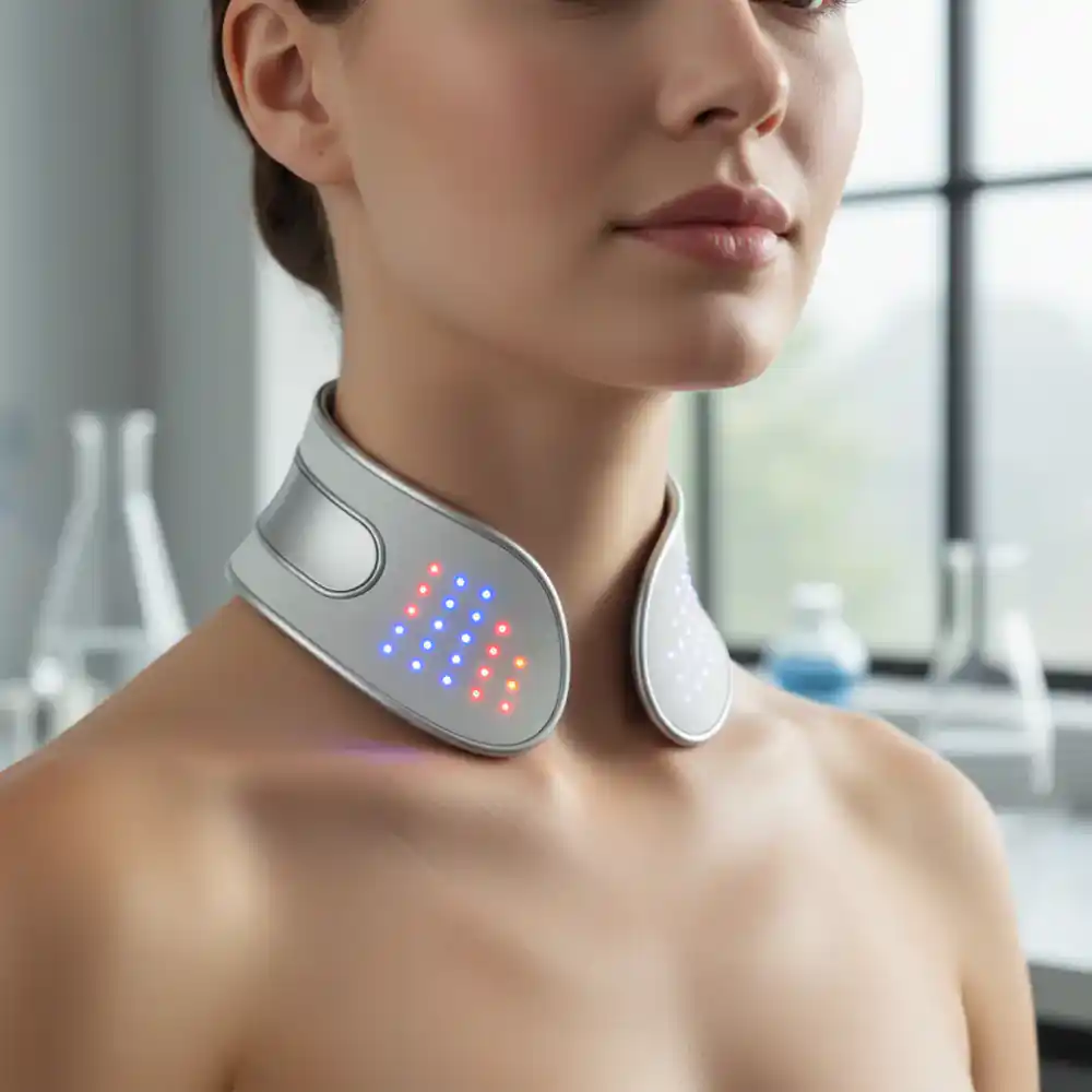 LED neck and decolletage device