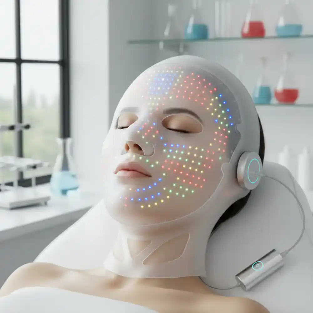 Advanced LED beauty mask prototype